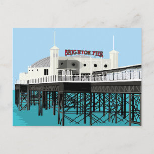 Palace Pier Brighton Postcard Postkarte