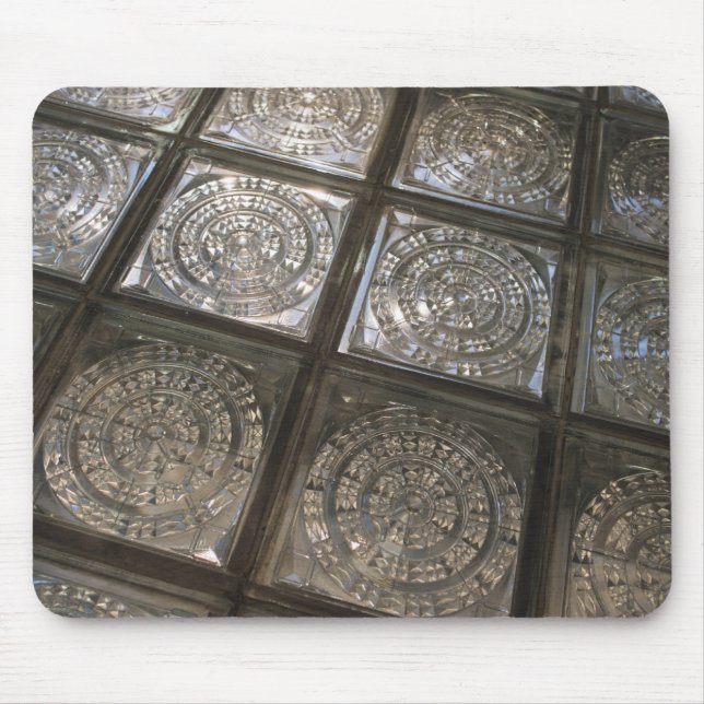 Palacio de Communicaciones, glass flooring Mousepad (Vorne)