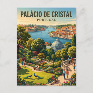 Palácio de Cristal Gärten Portugal Postkarte
