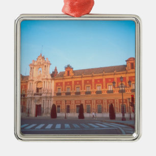 Palacio de Telmo in Sevilla, Spanien, Sitz Silbernes Ornament