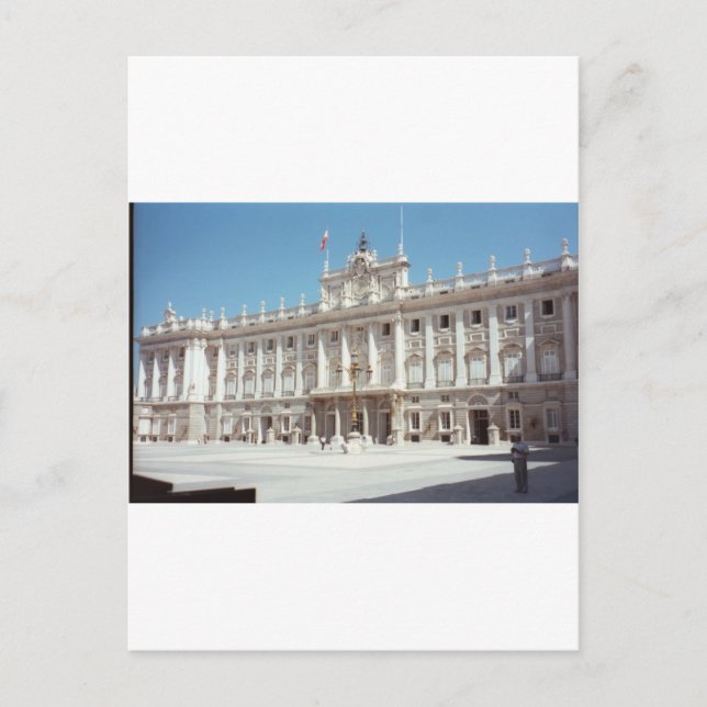 Palacio Real, Madrid Postkarte (Vorderseite)