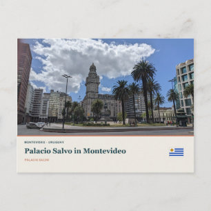 Palacio Salvo in Montevideo Postkarte