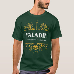 Paladin Class Tabletop RPG Gaming T-Shirt
