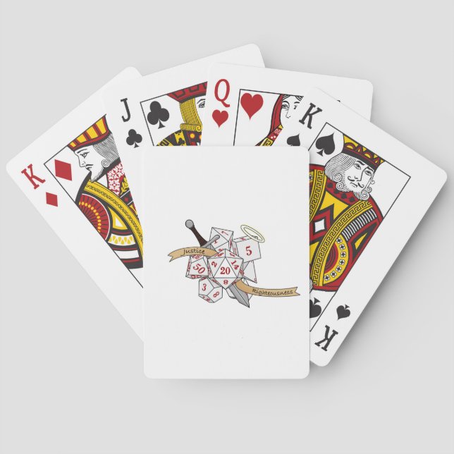 Paladin Dice Design Spielkarten (Rückseite)