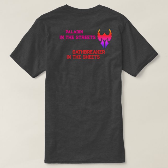 Paladin Eidbrecher Großmaul T-Shirt (Design Rückseite)