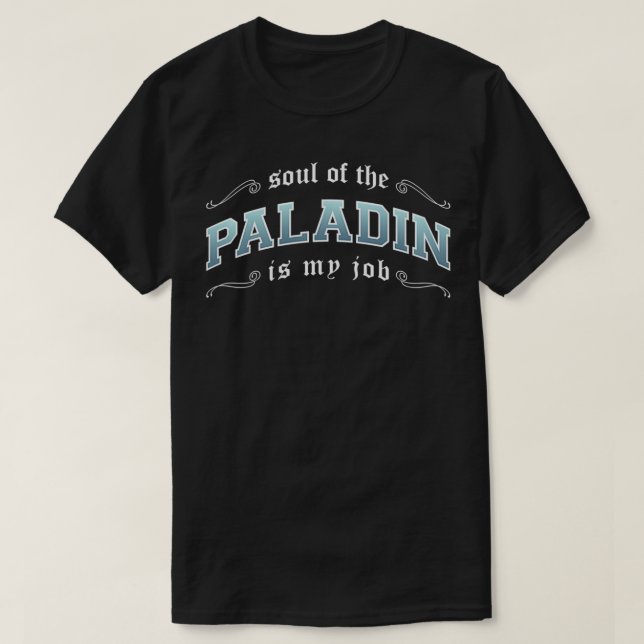 Paladin ist mein Job Fantasy MMO Gamer Pullover (Design vorne)