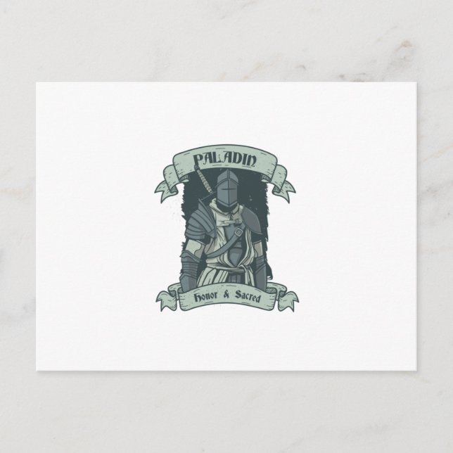 Paladin Postkarte (Vorderseite)