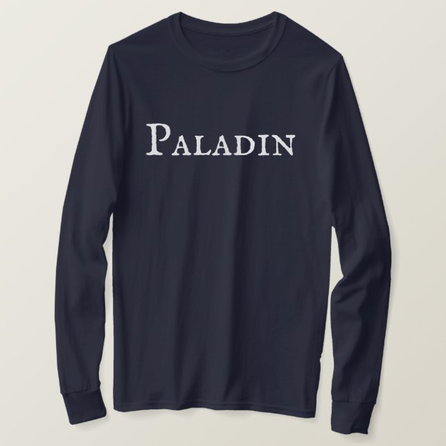 "Paladin" RPG Tabletop Games Men's T - Shirt (Design vorne)