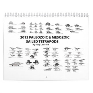 Palaeozoic 2012 und mesozoisches gesegeltes kalender