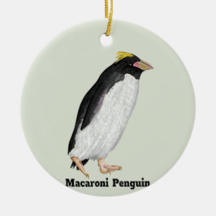 Paläeudyptes Extinct Pinguin Keramik Ornament