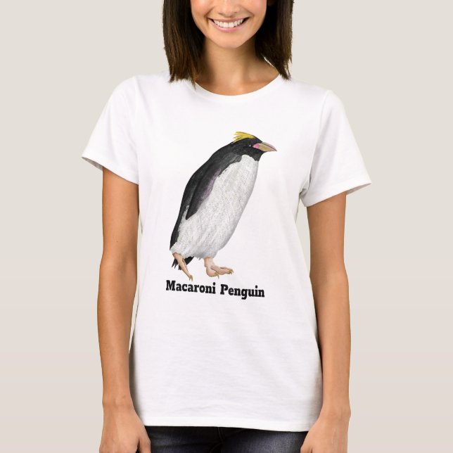 Paläeudyptes Extinct Pinguin T-Shirt (Vorderseite)