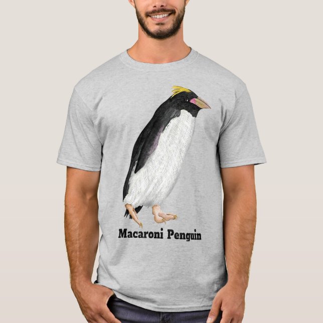 Paläeudyptes Extinct Pinguin T-Shirt (Vorderseite)