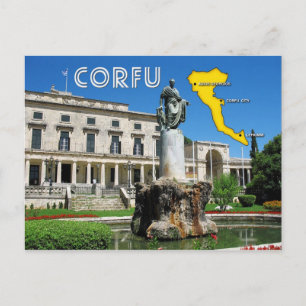 Palaia Anaktora, Korfu, Griechenland Postkarte