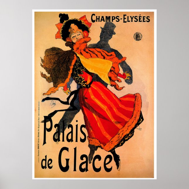Palais de Glace 1896 ~ Vintag Poster (Vorne)