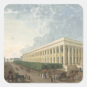 Palais de la Bourse Quadratischer Aufkleber