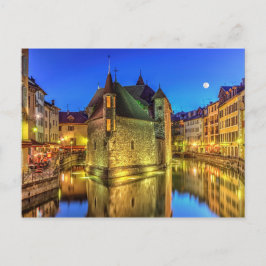 Palais de l'Ile in der Altstadt von Annecy, Postkarte