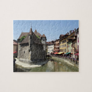Palais de L'Isle in malerischem Annecy, Frankreich Puzzle