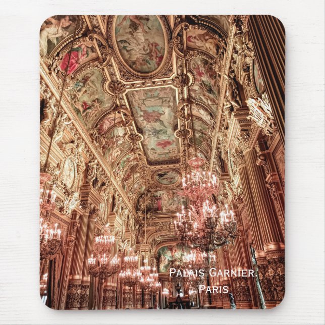 Palais Garnier Oper. Paris. Frankreich. Klemmbrett Mousepad (Vorne)