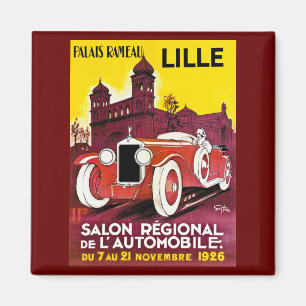 Palais Rameau - Lille - Automobilwerbung - 1926 Magnet