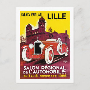 Palais Rameau - Lille - Automobilwerbung - 1926 Postkarte