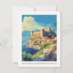 Palamidi Festung Nafplio Griechenland Reisen Postk Postkarte