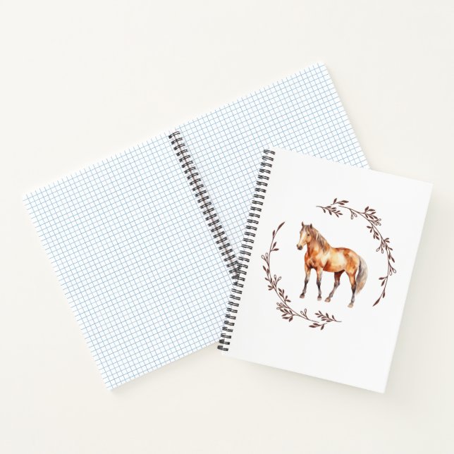 Palamino Horse Notebook Notizbuch (Innenseite)