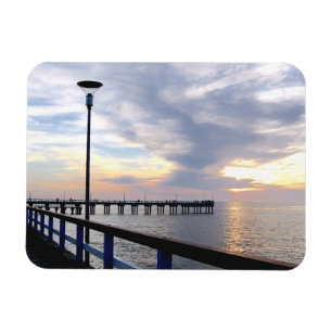 Palanga Pier Sunset, LITAUEN - Magnet