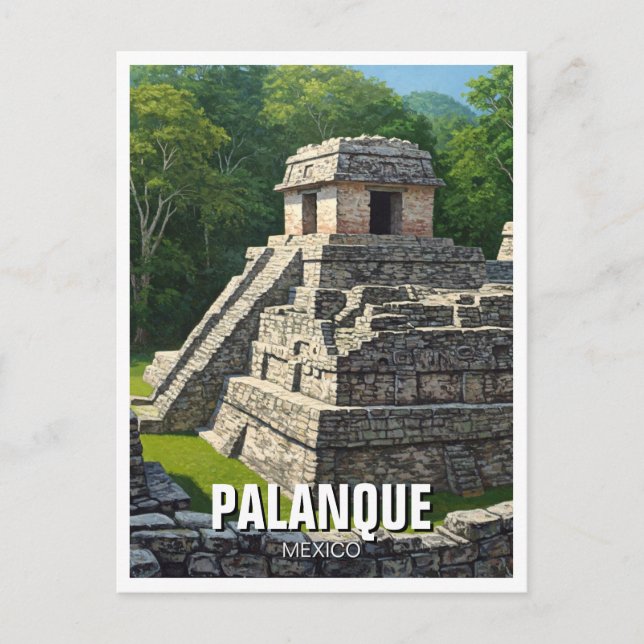 Palanque Mexiko Postkarte (Vorderseite)
