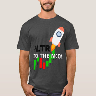 Palantir PLTR zum Mond Candlestick T-Shirt