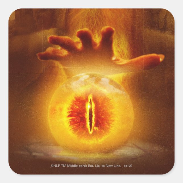 PALANTIR™ QUADRATISCHER AUFKLEBER (Vorderseite)