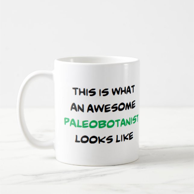 Paläobotanist, phantastische Kaffee-Tasse Kaffeetasse (Links)