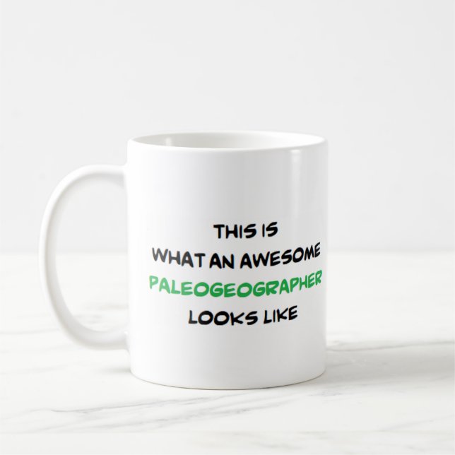 Paläogeographin phantastisch kaffeetasse (Links)