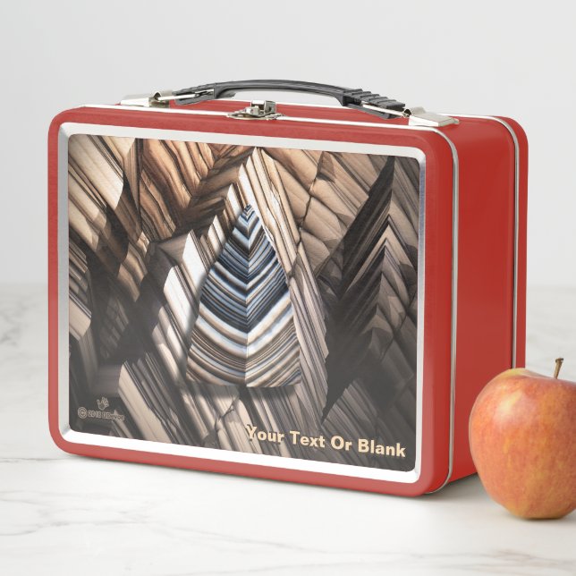 Paläolithik Metall Brotdose (Beispiel)