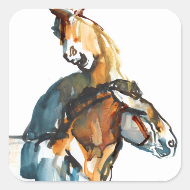 paläolithisch quadratischer aufkleber (Vorderseite)