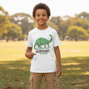 Paläontologe in Ausbildung Dinosaurier Kinder T-Sh T-Shirt
