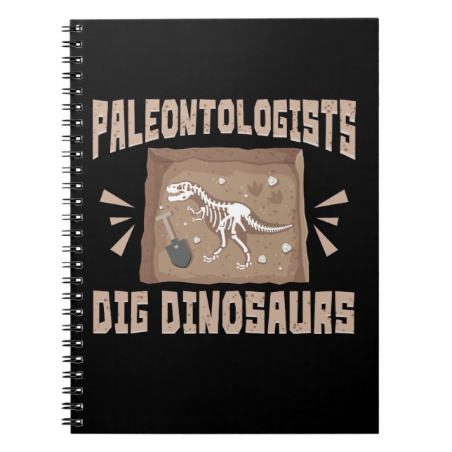 Paläontologen Dig Dinosaurier Notizblock (Vorderseite)