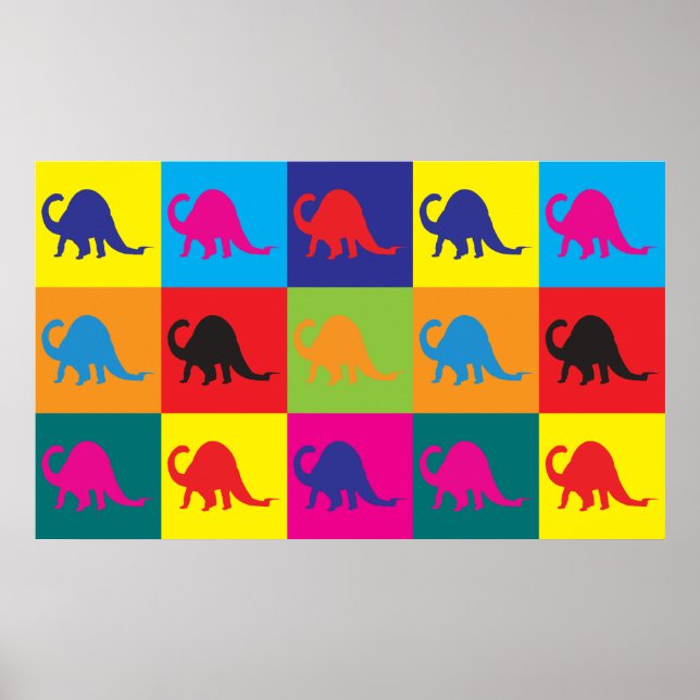Paläontologie Pop Art Poster (Vorne)