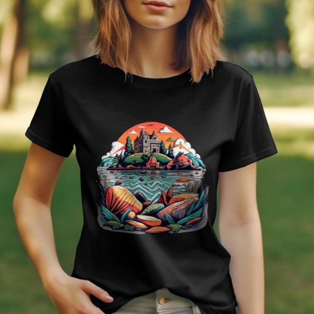 Palast am Fluss T-Shirt (Von Creator hochgeladen)