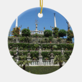 Palast Borromeo in Stresa, Italien Keramikornament