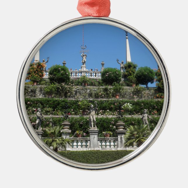 Palast Borromeo in Stresa, Italien Ornament Aus Metall (Vorne)