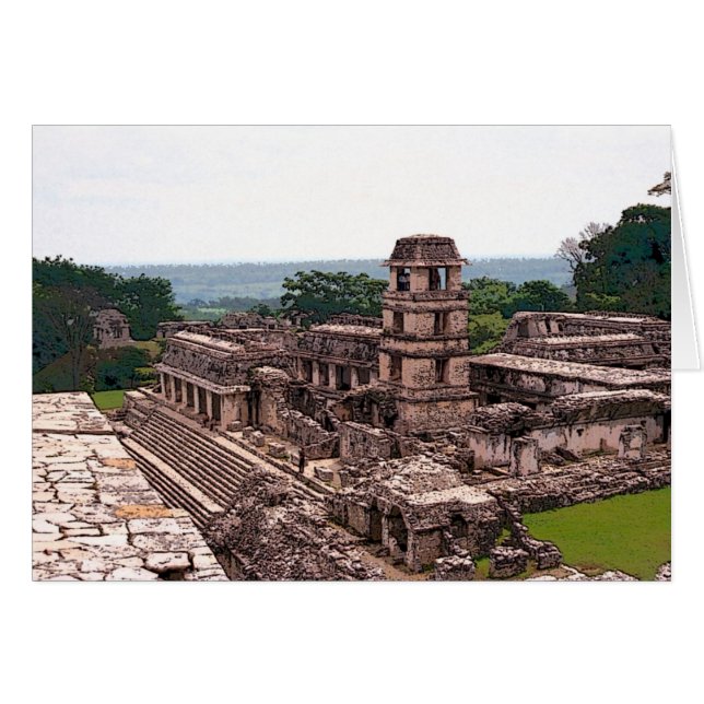 Palast der Maya, Palenque (Vorderseite (Horizontal))