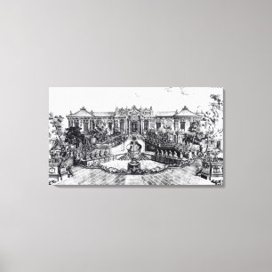 Palast der Ruhe des Meeres und der Wasseruhr, Leinwanddruck