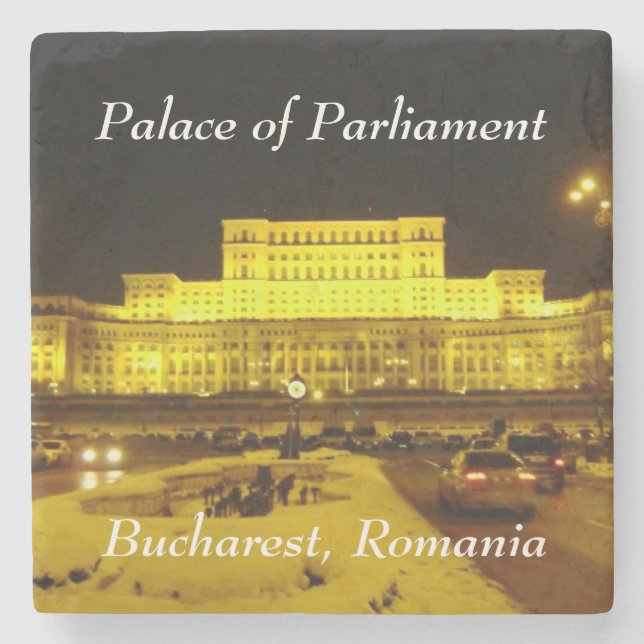 Palast des Parlaments, Bukarest, Rumänien Steinuntersetzer (Vorderseite)