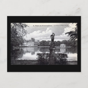 Palast Fontainebleau, Frankreich 1910 Vintag Postkarte