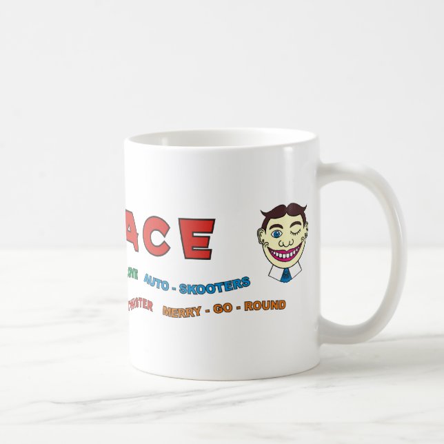 Palast-Gebäude-Front Tasse (Rechts)