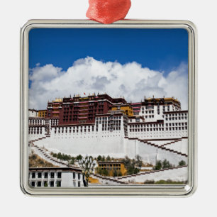 Palast Potala - Tibet Ornament Aus Metall