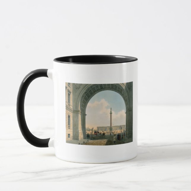 Palast-Quadrat, Ansicht vom Bogen der Armee Tasse (Links)