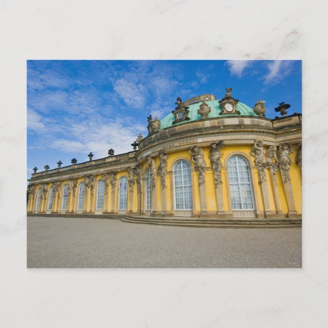Palast Sanssouci Postkarte (Vorderseite)