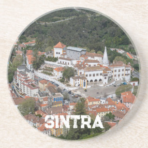 Palast Sintra von oben in Sintra, Portugal Getränkeuntersetzer
