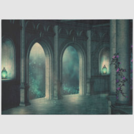 Palast Türen Gothic 20x30 Dekoupage Tissue Seidenpapier